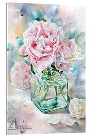 Gallery Print Rosa Pfingstrosen