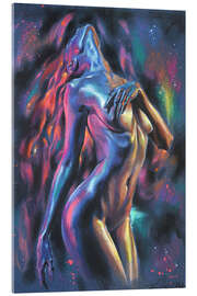 Tableau en verre acrylique Burn - EllectraArt