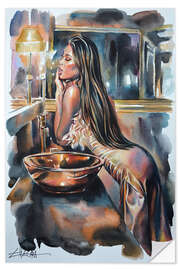 Wandsticker Lippenstift