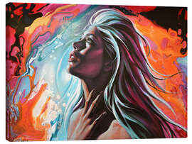 Leinwandbild Frozen Flame - EllectraArt