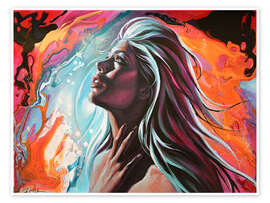 Wandbild Frozen Flame - EllectraArt