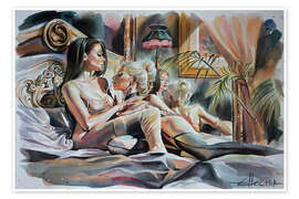 Poster Nach Mitternacht - EllectraArt