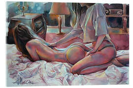 Acrylglasbild Carmin Glimmer