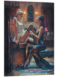 Magnettafel Frauen am Piano