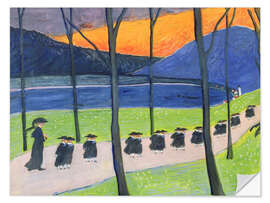 Wandsticker Herbst (Schule), 1907 - Marianne von Werefkin