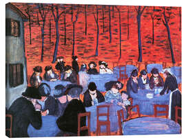 Leinwandbild Biergarten - Marianne von Werefkin