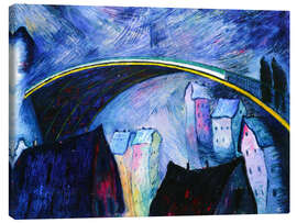 Leinwandbild Wirbelnder Schnee - Marianne von Werefkin