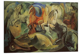 Stampa su alluminio Abstraction of Horses, 1939 - Mainie Jellett