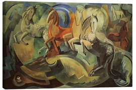 Leinwandbild Abstraktion von Pferden, 1939 - Mainie Jellett