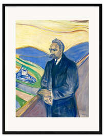 Gerahmter Kunstdruck Friedrich Nietzsche, 1906