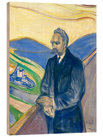 Holzbild Friedrich Nietzsche, 1906