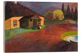 Holzbild Souvenir, 1907 - Marianne von Werefkin