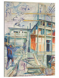 Gallery Print Der Bau des Winterateliers, 1929