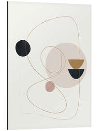 Alubild Abstrakte Minimal Art