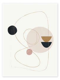 Poster Abstrakte Minimal Art