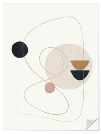 Wandsticker Abstrakte Minimal Art