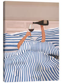 Leinwandbild Morgenwein