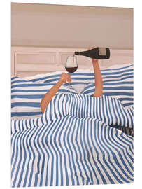 Hartschaumbild Morgenwein