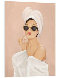 Hartschaumbild Morgenroutine