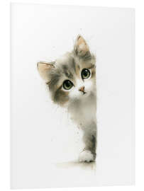 Hartschaumbild Entzückendes Kätzchen - DejaReve