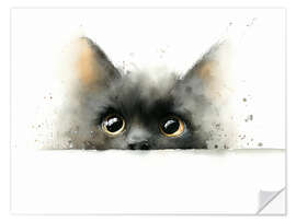 Wandsticker Auf der Suche nach Spiel