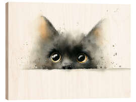 Holzbild Auf der Suche nach Spiel