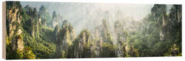 Holzbild Zhangjiajie-Nationalpark - Jan Christopher Becke
