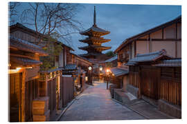 Acrylglasbild Yasaka-Pagode in Kyoto, Japan