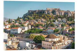 Acrylic print Athens old town and the Acropolis - George Pachantouris