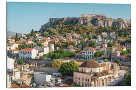 Aluminium print Athens old town and the Acropolis - George Pachantouris