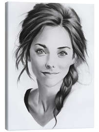 Leinwandbild Die stille Blüte