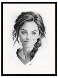 Gerahmter Kunstdruck Die stille Blüte