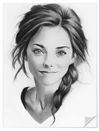 Wandsticker Die stille Blüte