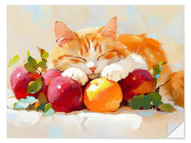 Wandsticker Mittagsschlaf