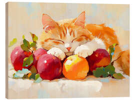 Holzbild Mittagsschlaf