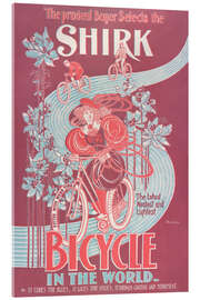 Acrylglasbild The Prudent buyer selects the Shirk Bicycle - Vintage Advertising Collection