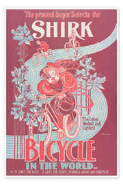 Wandbild The Prudent buyer selects the Shirk Bicycle - Vintage Advertising Collection