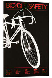 Acrylglasbild Bicycle Safety