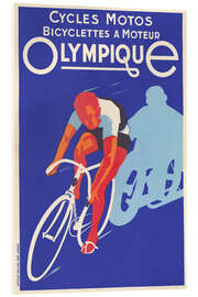 Acrylglasbild Fahrräder Olympique (Französisch), 1931