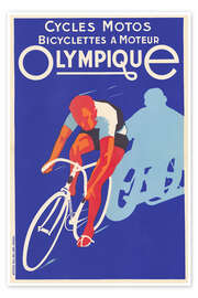 Wandbild Fahrräder Olympique (Französisch), 1931 - Vintage Advertising Collection