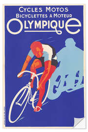 Wandsticker Fahrräder Olympique (Französisch), 1931