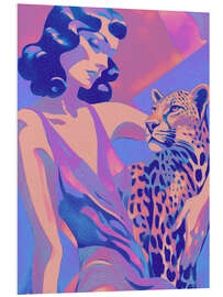 Hartschaumbild Powerful Woman