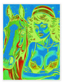 Wandbild Pferdestärken - Samantha Oliver