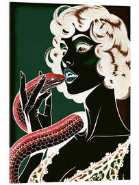 Acrylglasbild Schlangenherrin - Samantha Oliver