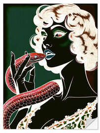 Wandsticker Schlangenherrin