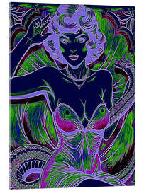 Acrylglasbild Schlangendame