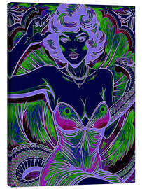 Leinwandbild Schlangendame