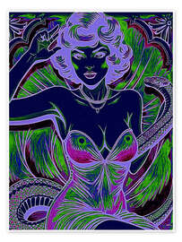 Poster Schlangendame