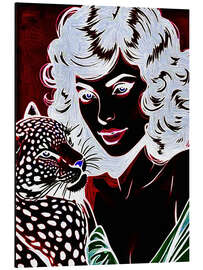 Alubild Leopardendame I - Samantha Oliver