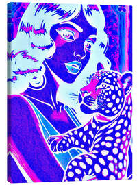 Leinwandbild Jaguardame - Samantha Oliver